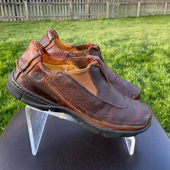 Timberland Speke 80549 Men's Slip-On Brown Leather Loafers Shoes Size 11M - Picture 4 of 11
